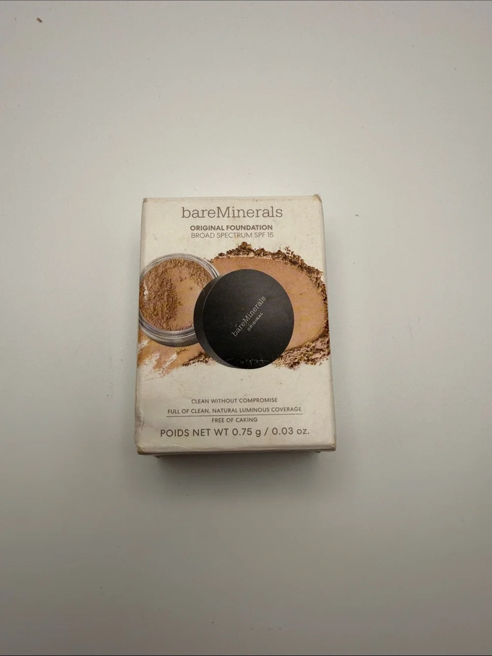 NWT bareMinerals original powder foundation medium beige 12